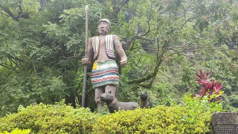 Atayal statue in Wulai, Taiwan