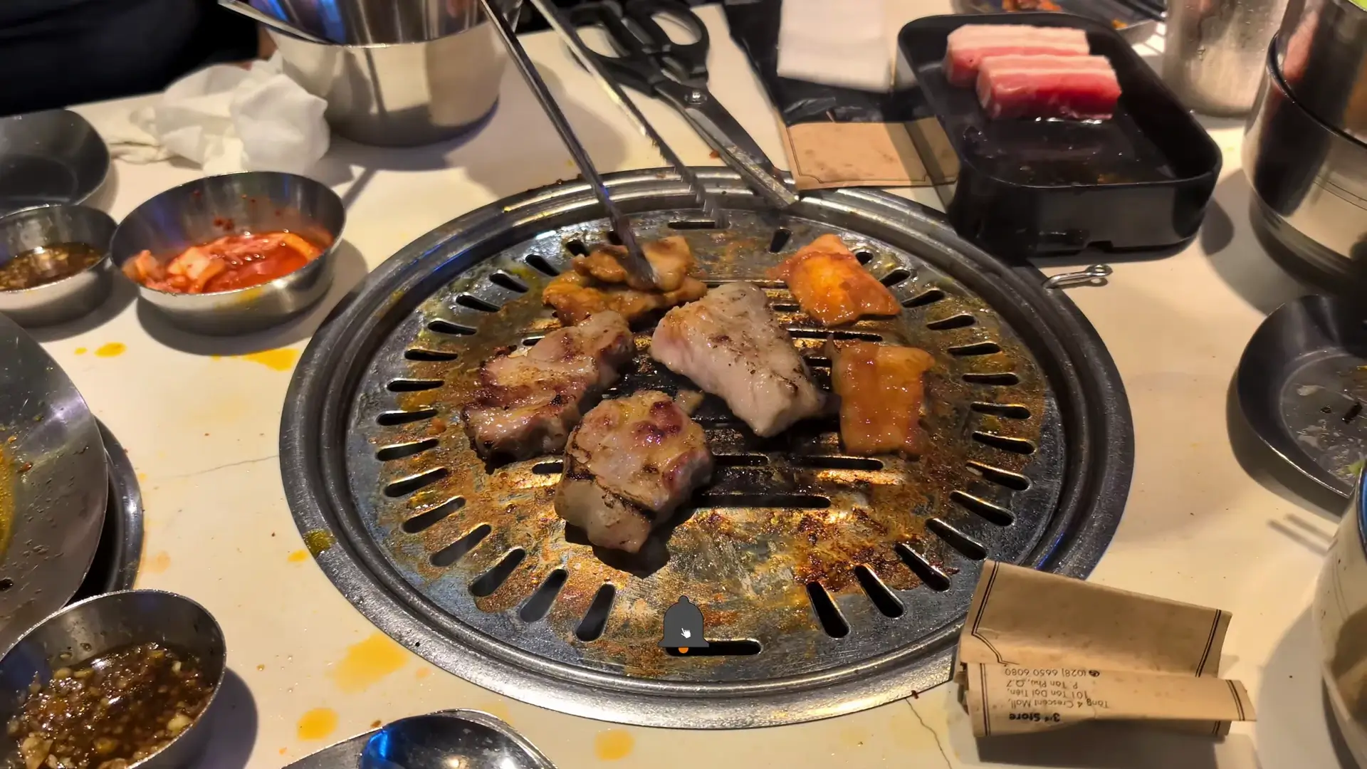 BBQ in a Restaurant in Taipei, Taiwan