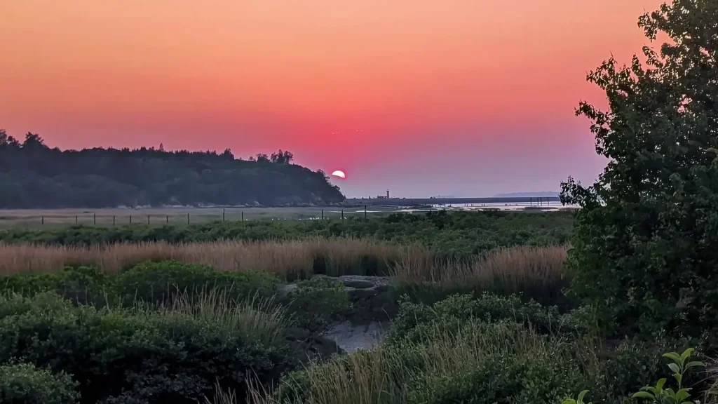 Sunset on Kinmen Island in Taiwan