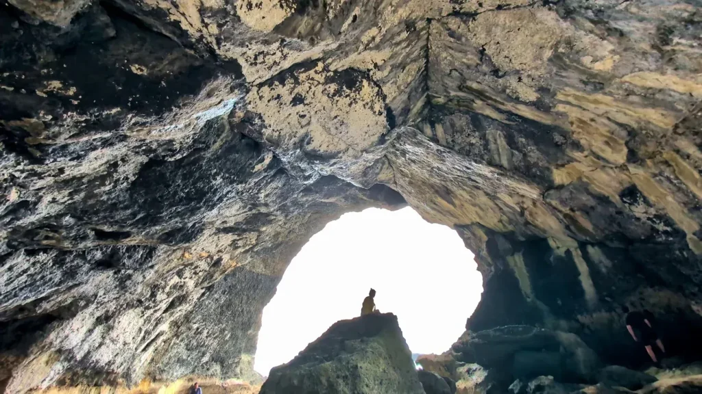 Sea Cave (彎弓洞)  on Green Island in Taiwan
