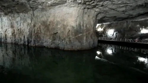 Zhainshan Tunnel in Kinmen Island in Taiwan 